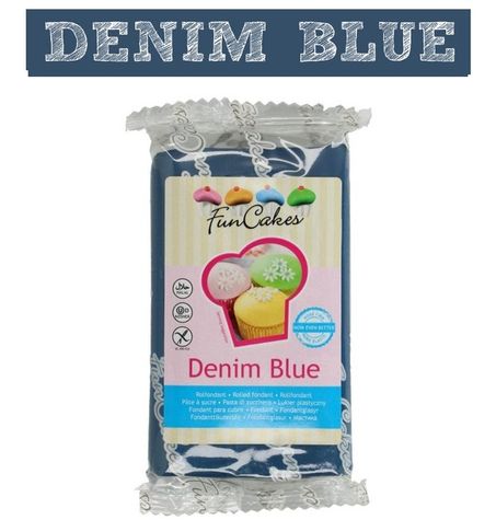 Funcakes - riflová tmavo modrá Denim Blue (250 g)