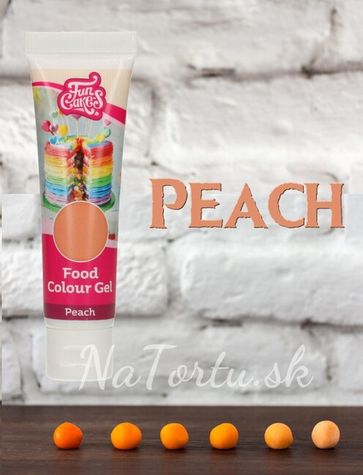 FunColours gelová farba - broskyňová Peach
