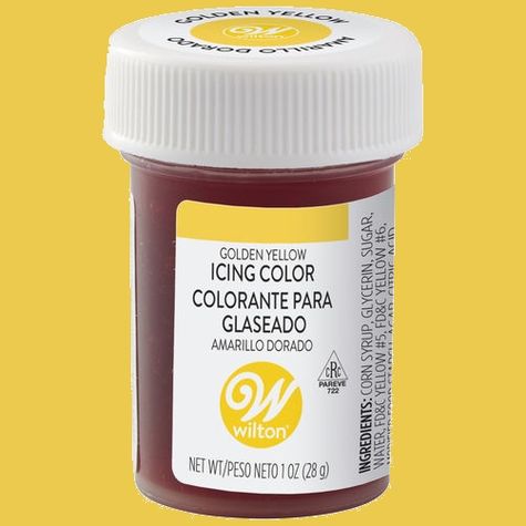 Wilton gel. farba Golden Yellow - 6 ks v balení