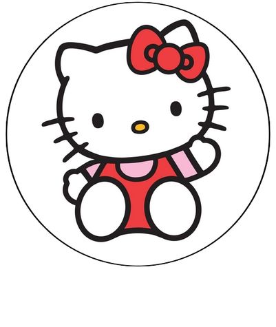 Oblátka - Hello Kitty okrúhla