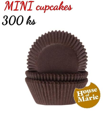 HoM MINI cupcakes - BROWN - VO 5 balení