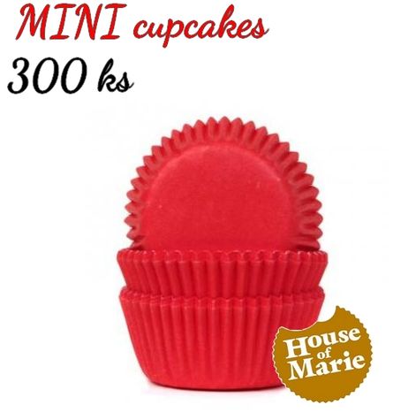 HoM MINI cupcakes - RED - VO 5 balení