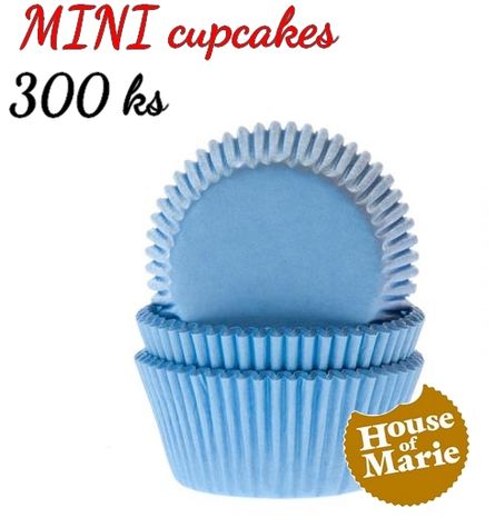 HoM MINI cupcakes - SKY BLUE - VO 5 balení