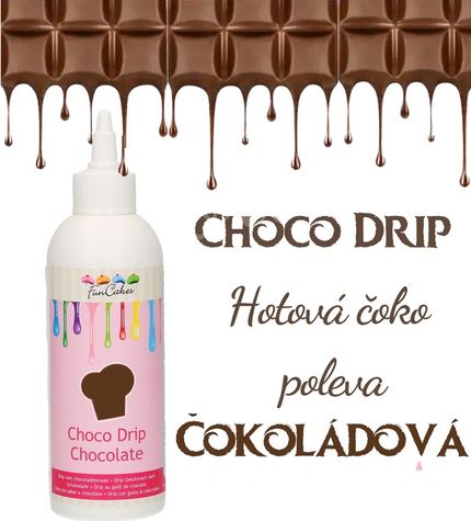 Hotová Čokoládová Poleva - Choco Drip - Čokoládová