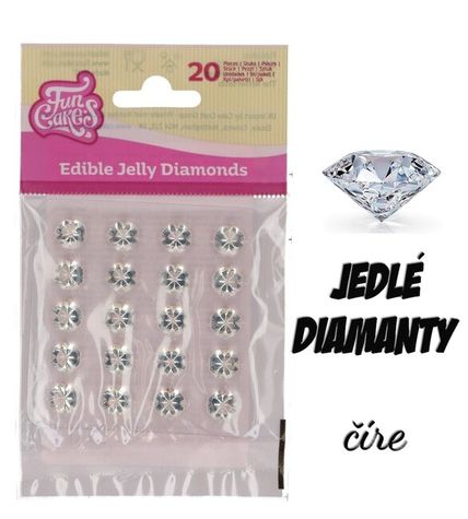 Jedlé diamanty - Číre (20 ks )