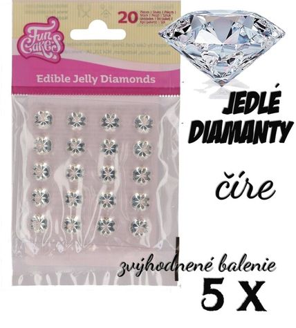 Jedlé diamanty - ČIRE - zvýhodnené balenie 5 x 20ks