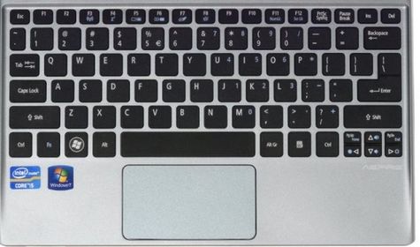 oplátka - klávesnica notebooku
