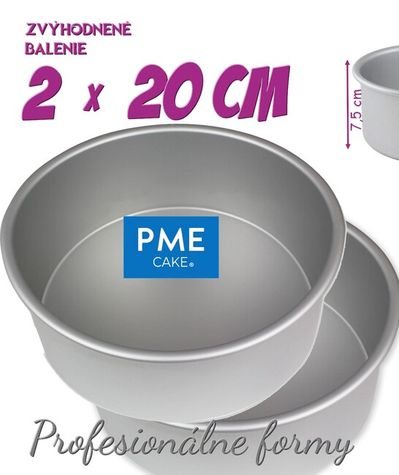 Profi formy PME - priemer 20 cm - zvýh. bal. 2 ks