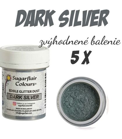 Lustre Dark Silver (XL bal.10g) - zvýh. balenie 5 ks