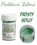 Lustre Frosty Holly - Tmavá zelená - Zvýh. balenie 5 ks