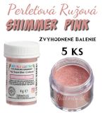 Lustre Shimmer Pink (ružová) - zvýhodnené balenie 5 ks