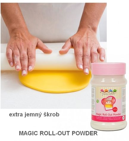 Magic Roll Out prášok proti lepeniu hmoty - VO BAL. 3 ks