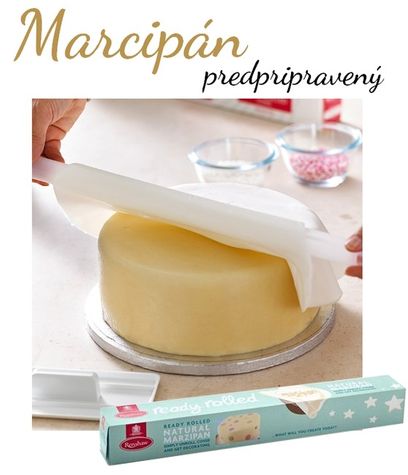 Marcipán - Predpripravený marcipán na potiahnutie torty