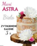 Maxi Astra Biela - zvýhodnené balenie 3 ks