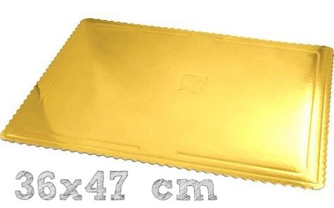 MAXI podložka 36x47 cm - Zlatá- (3 ks v bal.)