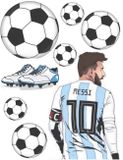 Messi - futbalový set lopty, kopačky