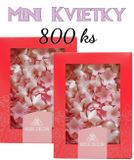 Mini kvietky - Ružové Tieňované 800 ks (2x400ks)