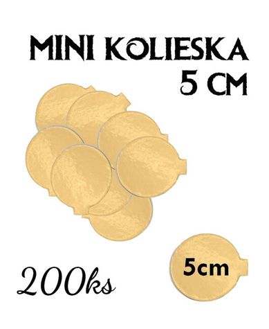 Mni Podložka - kolieska - 5 cm - 200 ks