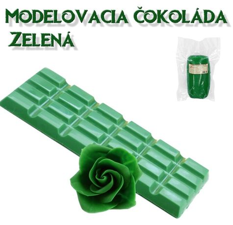 Modelovacia čokoláda 600g - Zelená