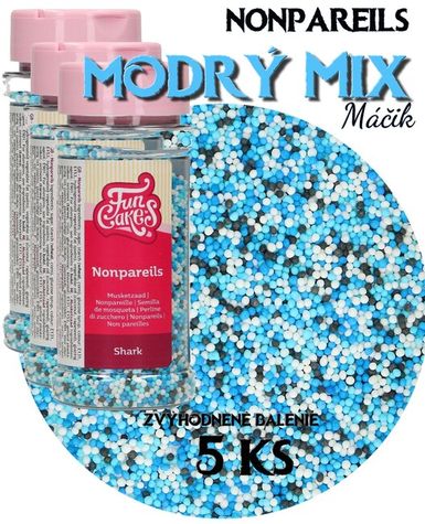 Nonpareils - Modrý Mix (Shark mix) - VO bal. 5 x 80g