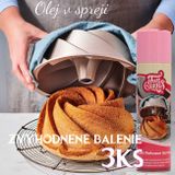 olej v spreji Funcakes Bake Release - Zvýhodnené balenie (VO) 3 ks