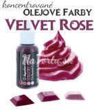 Olejová farba Sugarflair - červená Velvet Rose (30 ml)