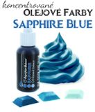Olejová farba Sugarflair - modrá Sapphire (30 ml)