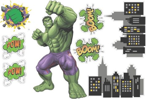Oplátka na strihanie - sada Hulk na vystrihovanie