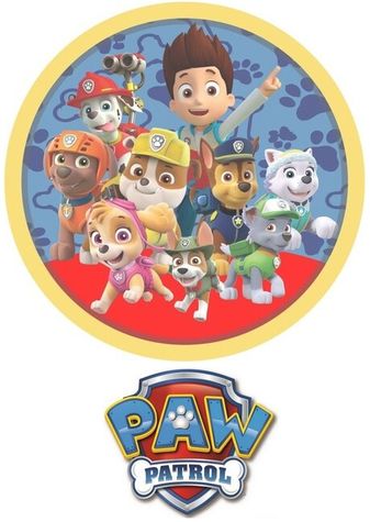 oplátka Paw Patrol - logo1