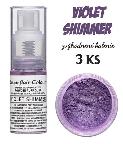 PERLEŤ v rozprašovači - Violet Shimmer - VO BAL. 3ks