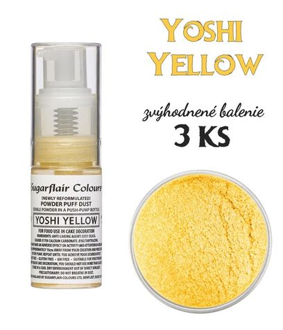 PERLEŤ v rozprašovači - Yoshi Yellow - VO BAL. 3ks