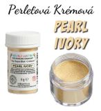 Perleťová krémová prášková farba - Pearl Ivory (4g)