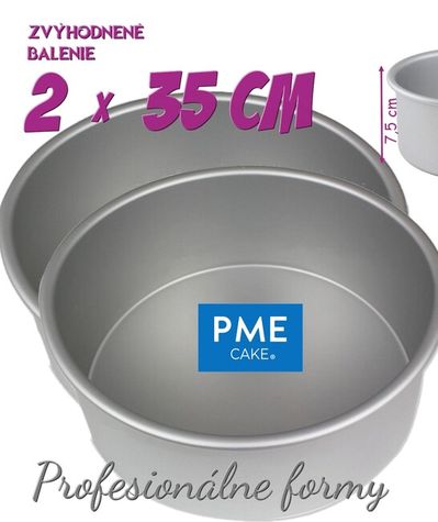 Profi formy PME - priemer 35 cm - zvýh. bal. 2 ks