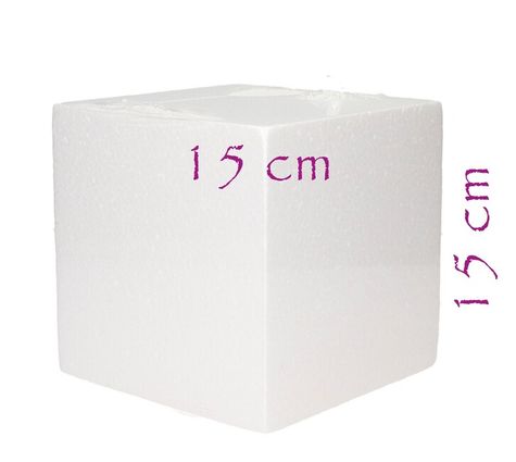 polystyrénová maketa - kocka 15x15x15 cm