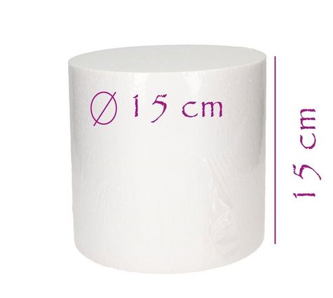 polystyrénová maketa - priemer 15 cm /vyška 15cm
