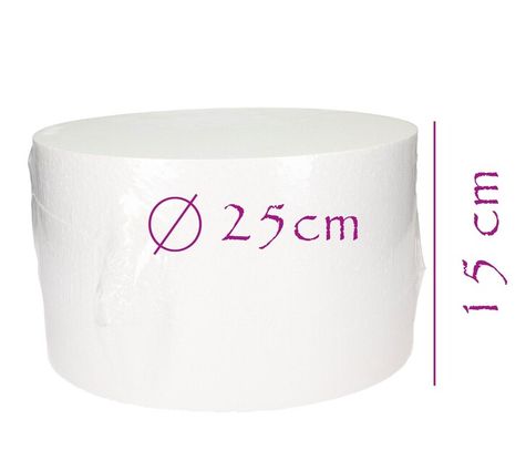 polystyrénová maketa - priemer 25cm /vyška 15cm