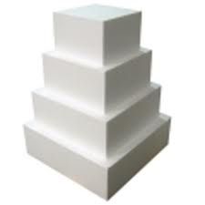 polystyrenova torta - štvorec 3 posch.