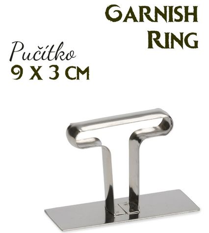 Pučítko / vytláčací nádstavec na Garnish Ring 9 x3 cm