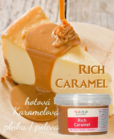 Rich Caramel - Hotová poleva, plnka z karamelu - VO BAL. 3 ks
