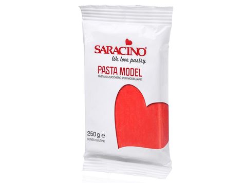 Saracino Modelovacia hmota - červená Red 250g