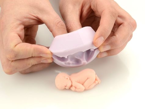 Sil.formička - 3D bábätko