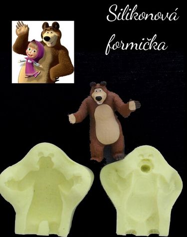 Sil.formička - 3D postavička Medveď