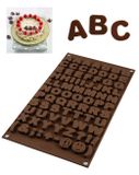 Sil.formička Silikomart Chocolate - abeceda