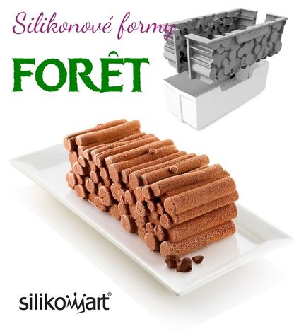 Silikomart 3D design - FORÊT - Hromada dreva