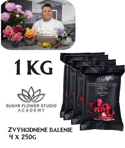Sugar Flower Studio - Premiová hmota 1 kg (4x250g)