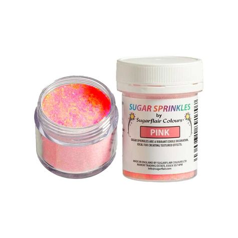 Sugar Sprinkles (SF) - Ružové (40 g)