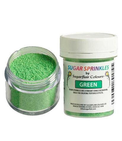 Sugar Sprinkles (SF) - Zelené (40 g)