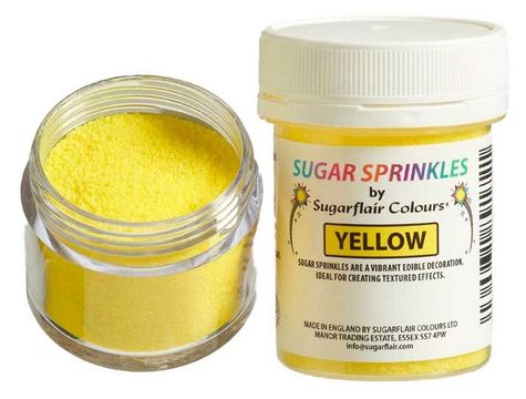 Sugar Sprinkles (SF) - Žlté (40 g)