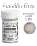 Sugarflair Lustre Franklin Grey (4g) - zvýh. balenie 5 ks