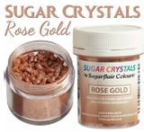 Sugarflair Sugar Crystal Rose Gold